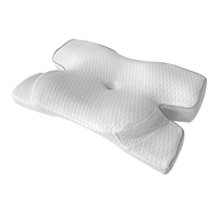 Oreiller ergonomique en mousse à mémoire de forme Uilted Technics, forme papillon, équilibre la pression pour différentes positions de sommeil, amovible