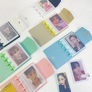 Carpeta Opaca PinGlory de Cuero PU de Alta Calidad, 3.5'', Mini, para 20 Tarjetas, Documentos, Discos, Impresión UV - Product Image 3