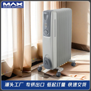 Meilleure vente Mini <span class=keywords><strong>radiateur</strong></span> électrique <span class=keywords><strong>Radiateur</strong></span> rempli d'huile Protection contre la surchauffe Thermostat réglable Fil chauffant pour salles de bain - Product Image 4