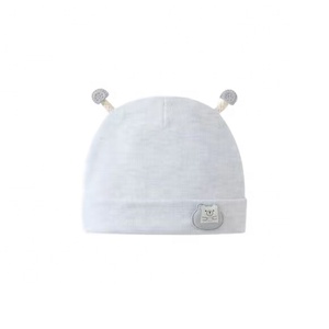Gorros para bebés <span class=keywords><strong>recién</strong></span> nacidos, gorros de <span class=keywords><strong>Hospital</strong></span> para niños y niñas, <span class=keywords><strong>gorro</strong></span> de punto de doble capa para 0-6 meses - Product Image 3