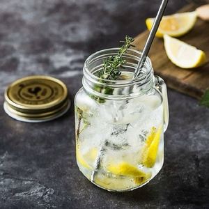 Mini bocal en verre transparent avec couvercles, impression de logo personnalisé, usage domestique, vente en gros - Product Image 3