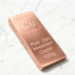Barra de Cobre Industrial de Alta Pureza 999 Certificada, Sin Aleación, de 1 kg, con Servicios de Doblado, Corte y Soldadura - Product Image 4