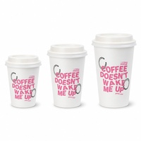 Gobelets en papier biodégradables à paroi simple, imperméables, de qualité alimentaire, personnalisés en kraft pour mariage, vente en gros, 9 oz, 12 oz