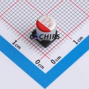 Condensador Sólido JBLM2471M6R3C077RTM SMD, D6.3xL7.7mm (Capacitancia: 470uF) (Precisión: 20%) (Voltaje Nominal: 6.3V) - Product Image 1