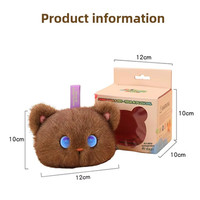 Robot Compagnon Intelligent IA en Peluche : Animaux Mignons de Dessin Animé, Robot en Peluche Apaisant, Anti-Stress, Éducatif, Jouet de Bureau