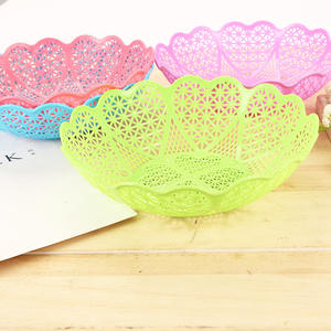 Assiette à fruits en forme de cœur avec bordure en dentelle, assiette à bonbons en forme de cœur, assiette à fruits en plastique, assiette à bonbons, panier à collations. 1 yuan source, 2 - Product Image 5