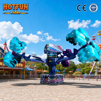 Manège de parc d'attractions grand format Energy Storm 40 places en fibre de verre pour adultes et carnavals