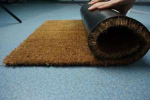 พรมเช็ดเท้ามะพร้าวพร้อมแผ่นรองหลัง PVC สำหรับใช้ในบ้าน - Product Image 4