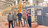 Ligne de production automatique de carton ondulé 3, 5, 7 plis / Fabricant de boîtes en carton / Machines à onduler