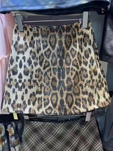2025 Mới Bán Buôn Hot Bán Căng In Spandex Trong Suốt Sequins Leopard Thêu Vải Cho Ăn Mặc - Product Image 5