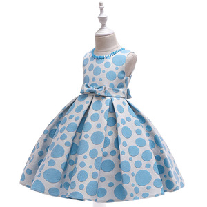 Notre entreprise recherche des distributeurs : Robe de princesse coréenne à pois pour fille, avec nœud papillon et motifs floraux, pour spectacle de bébé - Product Image 3