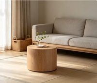 Ensemble de tables basses en bois au design moderne, table centrale simple de haute qualité pour salon, livraison immédiate, mobilier de maison
