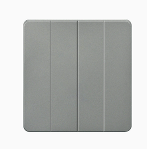 Interruptor de Pared Gris UK con Enchufe, 3 y 4 Vías, Interruptor de 2 Posiciones, 13A, Enchufe de Pared Simple y Doble con Luz Indicadora - Product Image 2