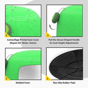 Chaise et tabouret confortables pour l'école des enfants - Product Image 4