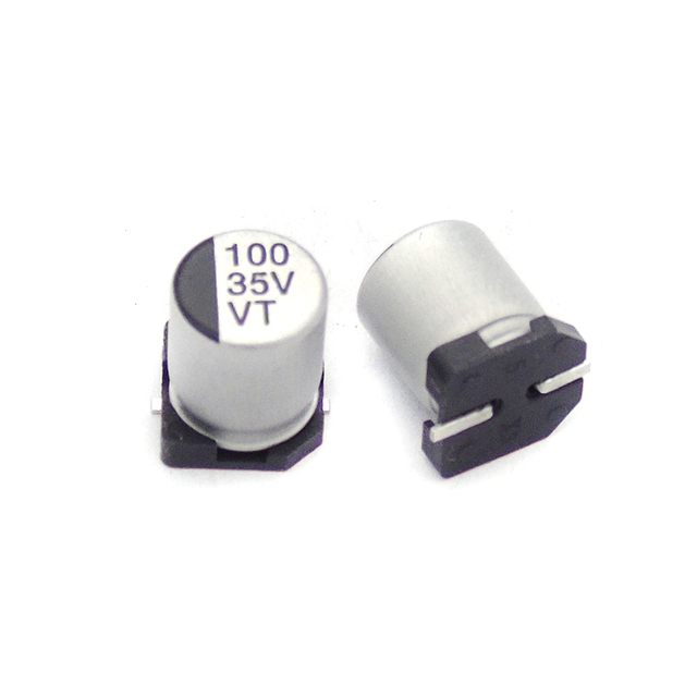 SMD Chip Aluminum Electrolytic Capacitors 35V 100UF 6.3x7.7mm 8x10.2mm