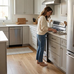 พื้นไม้โอ๊คขาวมุกกว้าง 7 <span class=keywords><strong>1</strong></span>/2 นิ้ว จากโรงงานโดยตรง เกรดคัดสรรสำหรับบ้านพักตากอากาศ - Product Image 5