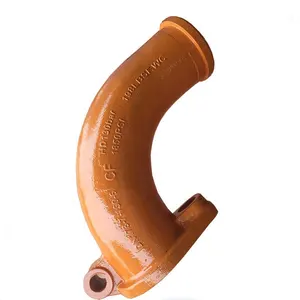 Custom Abrasive Resistance Pipe Bend 45 Degree Concrete pump elbow