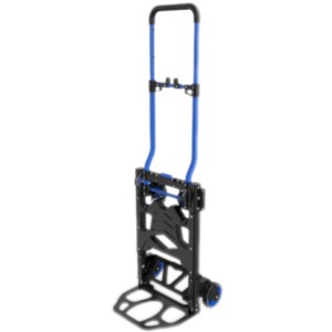 Carretilla de Plataforma de Cuatro Ruedas de Acero Personalizada de Fábrica, 150/75 kg, Plegable, para Almacén Industrial y Herramientas - Product Image 3