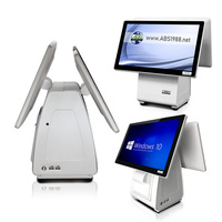 Máquina POS ABS6000 IntelJ1900 1920x1080 DPI Windows 7/10 Pantalla Táctil Capacitiva Bluetooth 5.2 Wi-Fi 6 NFC USB3.0 RS-232 Metal