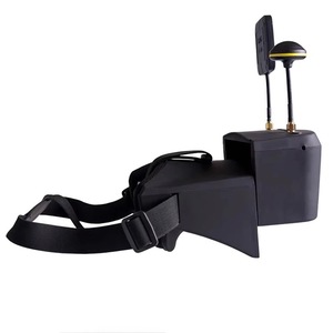 משקפי OME Plastic 800D HD 2.4GHz <span class=keywords><strong>FPV</strong></span> עם מסך LCD מונוכרום בגודל 5 אינץ', רגישות גבוהה, משקפי VR נפרדים למרוצי רחפנים QC3 - Product Image 3