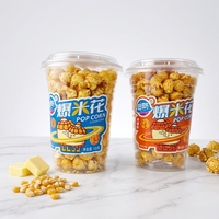 Popcorn instantané gourmet en forme de champignon, 120g, saveurs beurre caramel |   Emballage personnalisé OEM d'usine, étiquette privée disponible