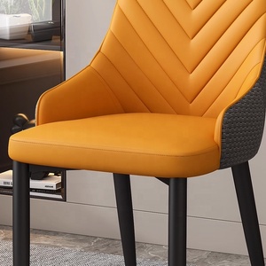 <span class=keywords><strong>Chaise</strong></span> <span class=keywords><strong>de</strong></span> salle à manger Zayshine, style italien moderne, luxe, pieds en métal, coussin moelleux, hôtel, villa, appartement, ensemble <span class=keywords><strong>de</strong></span> meubles en cuir pour restaurant - Product Image 6