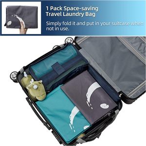 Bolsa de Almacenamiento con Cordón Oxford Extra Grande Personalizable con Logotipo, Lavable a Máquina, Organizador de Ropa, Almacenamiento Moderno para Sala de Estar - Product Image 3