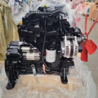 Ensemble moteur DCEC 4BTA3.9-C100 100HP 4 cylindres 4 temps à démarrage électrique EPA Tier 2 pour mini-excavatrice