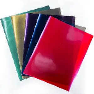 Vente en gros 0.5mm de couleur perle paillettes TPU film PVC étanche pour la fabrication de sac sac cosmétique