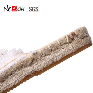 Autunno pescatore tela espadrillas slipper <span class=keywords><strong>paglia</strong></span> di canapa di ricreazione di moda fondo piatto tira pistoni femminile di lana su misura - Product Image 5