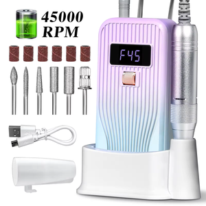 Taladro Portátil Inalámbrico Recargable de 36W <span class=keywords><strong>y</strong></span> 45000rpm para <span class=keywords><strong>Manicura</strong></span> <span class=keywords><strong>y</strong></span> <span class=keywords><strong>Pedicura</strong></span> SG721 USB, para Pulir Uñas de Gel - Product Image 5