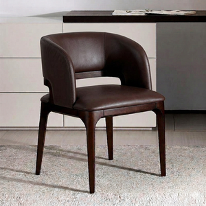 Fauteuil rembourré en teck, chaise d'appoint moderne pour salle à manger, restaurant, hôtel, villa, fabricant de meubles en Indonésie - Product Image 6