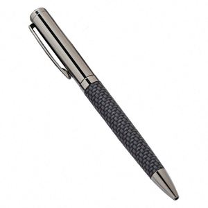 High Quality Custom Custom Logo Metal Leather Ballpoint <b>Pen</b> Blue/Black Ink-Perfect Business Office Gift Advertising <b>Pen</b> - Product Image 5