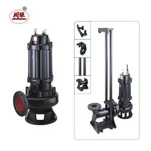 <span class=keywords><strong>Pompe</strong></span> à eaux usées submersible à montage auto-couplant, installation facile sans démontage de la conduite, pour le drainage des stations d'épuration communautaires - Product Image 1