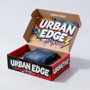 Boîtes pliantes en carton rigide avec impression numérique personnalisée, estampage à chaud, boîtes cadeaux de luxe, boîtes d'expédition - Product Image 1