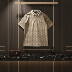 Set <span class=keywords><strong>Estivo</strong></span> da <span class=keywords><strong>Uomo</strong></span> di Design a 2 Pezzi, T-shirt con Motivo Ricamato, Marca di Lusso, <span class=keywords><strong>Abbigliamento</strong></span> a Maniche Corte - Product Image 1