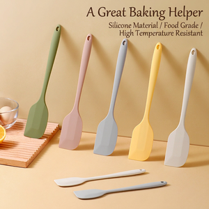 Food-Grade Silicone Spatula and Basting Brush <b>Set</b>, Dual-Curve Scraper Tools for Kitchen & Home <b>Baking</b> Cake Decorating - Product Image 1