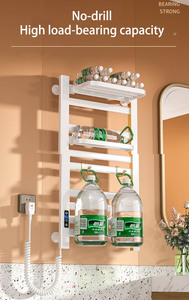 Vendita calda intelligente termostatica asta di asciugatura intelligente porta asciugamani <span class=keywords><strong>bagno</strong></span> termosifone scaldasalviette elettrico riscaldato - Product Image 3