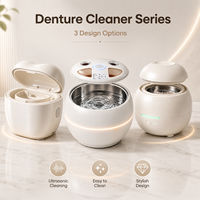 Nettoyeur à ultrasons pour prothèses dentaires, aligneurs et bijoux, rechargeable par USB, IPX7, directement de l'usine