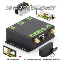 GGDX Produit phare D_A_MR0016 Module Convertisseur Ethernet Gigabit 5G M.2 Alimenté par USB Prend en charge la communication SIMCom/QUECT E L