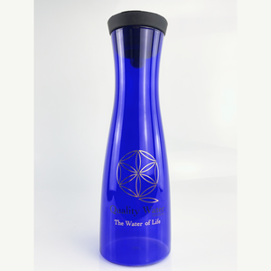 <span class=keywords><strong>Carafe</strong></span> à eau de refroidissement <span class=keywords><strong>en</strong></span> <span class=keywords><strong>verre</strong></span> 1000ml recyclable de haute qualité <span class=keywords><strong>avec</strong></span> filtre <span class=keywords><strong>Carafe</strong></span> domestique Verrerie à boire Bouteille d'eau Bleu - Product Image 2