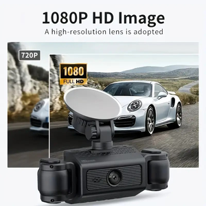 Caméra de tableau de bord HD 4 objectifs 360° avec écran IPS, caméras avant et arrière gauche/droite, mémoire 64 Go, grand angle - <span class=keywords><strong>Prix</strong></span> usine - Product Image 5