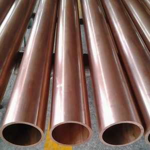 Tuyau en cuivre ASTM AISI JIS C10100 C11000 C10200 C12000 Dureté 1/2 20-200 mm de diamètre pour l'industrie - Product Image 1