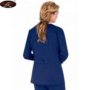 Venta caliente de las mujeres médicos ropa de moda enfermera uniforme diseños de fregar tops - Product Image 2