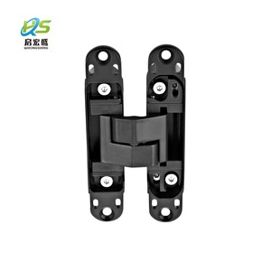 23x115mm Zinc 180 Degree Concealed Hinge Oem&odm Black 3d Adjustable 40kg Silent Door for Wooden Bld-g115 180 Degree Opening - Product Image 4