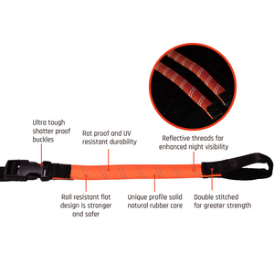 Sangle de bagage extensible pour moto, réglable, avec noyau en caoutchouc plat, prix d'usine, personnalisable - Product Image 3