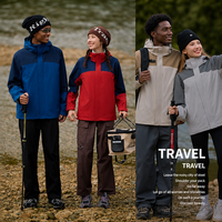 Veste 3-en-1 légère mais résistante avec doublure amovible, imperméable et fermeture éclair YKK pour les aventures en plein air
