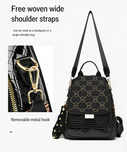 <span class=keywords><strong>Sac</strong></span> à <span class=keywords><strong>dos</strong></span> pour femme, motif <span class=keywords><strong>crocodile</strong></span>, décontracté, personnalisable, en stock, nouvelle collection, grande capacité, double épaule, <span class=keywords><strong>sac</strong></span> à <span class=keywords><strong>dos</strong></span> de voyage - Product Image 6