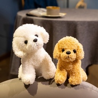 En gros, Jouets en peluche chien Teddy en coton PP doux, Poupées pour machine à griffes, Cadeaux anti-stress pour enfants