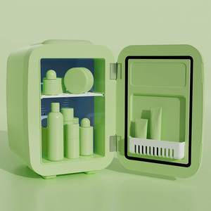 4L mini frigo portátil cuidado de la piel nevera para el dormitorio barato pero de calidad mini belleza nevera mini nevera para habitación de hotel - Product Image 2